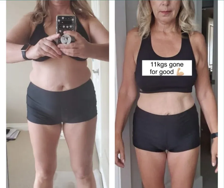 Before and after client results